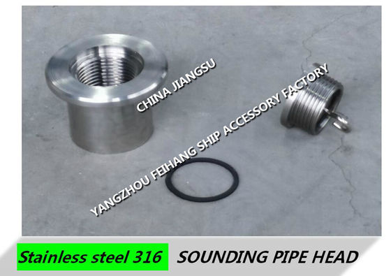 Stainless Steel 316L Sounding Injection Head  For Marine Fresh Water Tank Model: A50 CB/T3778-1999