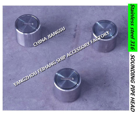 Stainless Steel 316L Sounding Injection Head  For Marine Fresh Water Tank Model: A50 CB/T3778-1999