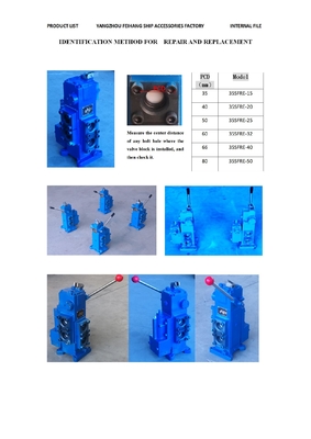 MODEL:35SFRE-OY32B-H3 Marine Manual Proportional Flow Compound Valve