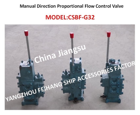 Marine Manual Proportional Flow Direction Control Valve CSBF-G32, Suitable For Windlass Control And Steering Gear Contro