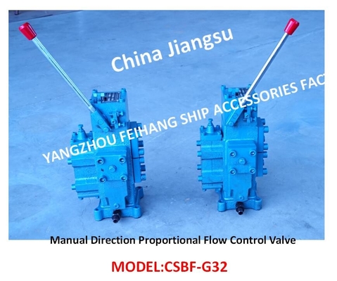 Marine Manual Proportional Flow Direction Control Valve CSBF-G32, Suitable For Windlass Control And Steering Gear Contro