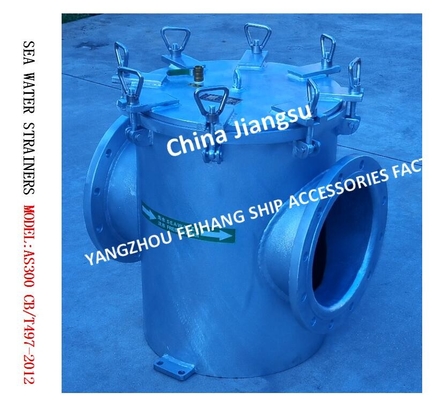 Single Water Filter，SEA WATER STRAINERS MODEL:AS300 CB/T497-2012