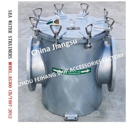 Single Water Filter，SEA WATER STRAINERS MODEL:AS300 CB/T497-2012