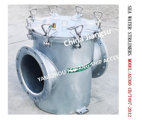 Main Engine Sea Water Pump Imported Coarse Water Filter, Suction Coarse Water Filter AS300 CB/T497-2012