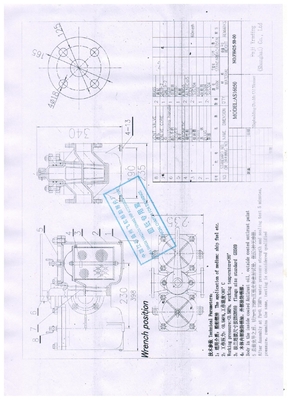SHIPBUDING -CAST IRON DUPLEX OIL STRAINERS-DOUBLE OIL FILTER-DUPLEX OIL FILTER MODEL:AS50 PN16 CB/T425-94 MADE IN CHINA