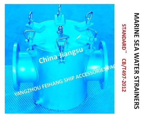 Carbon steel hot dip galvanized  SEA WATER STRAINERS MODEL:AS150 CB/T497-2012