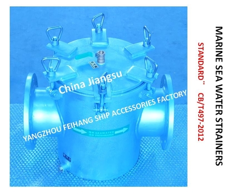 Carbon steel hot dip galvanized  SEA WATER STRAINERS MODEL:AS150 CB/T497-2012