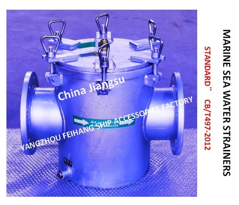 Carbon steel hot dip galvanized  SEA WATER STRAINERS MODEL:AS150 CB/T497-2012