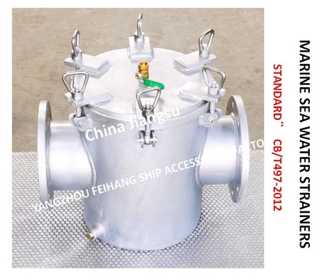 Model: CB/T497-2012 Ballast Fire Protection System Suction Coarse Water Filter, Emergency Fire Pump Coarse Water Filter,