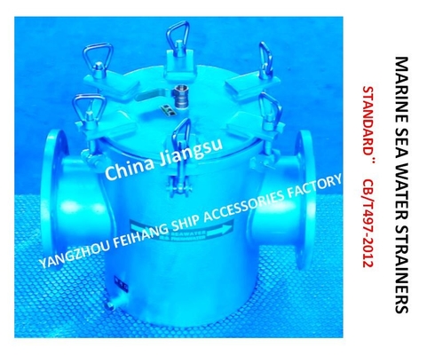 Carbon steel hot dip galvanized  SEA WATER STRAINERS MODEL:AS150 CB/T497-2012