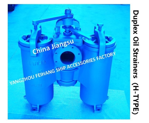 LUBRICATING OIL PRESS-IN PUMP DOUBLE BARREL OIL FILTER, DUPLEX DUPLEX OIL FILTER 5K-125A H-TYPE JIS F7208