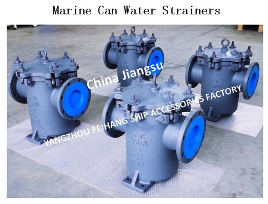 CYLINDRICAL WATER FILTER-MARINE CYLINDRICAL WATER FILTER BUCKET CYLINDRICAL SEAWATER FILTER-FLANGE CAST IRON CYLINDRICAL