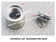 Stainless Steel 316L Sounding Injection Head For Marine Fresh Water Tank Model C40 CB/T3778-99