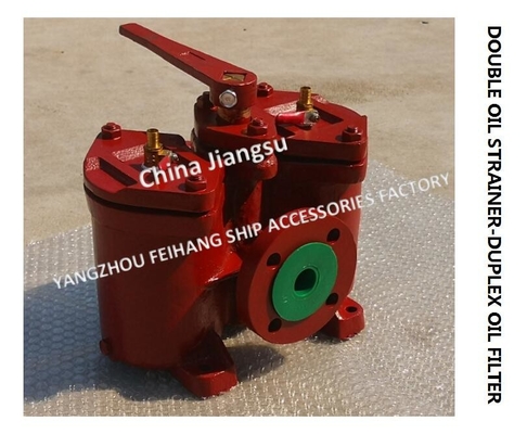 Dual Crude Oil Filter For Fuel Oil Separator Outlet Model- AS16025-0.40/0.22 CB/T425-94