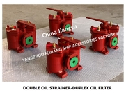 D.O. DELIVERY PUMP SUCTION DOUBLE OIL FILTER MODEL:AS32-0.75/0.26 CB/T425-94