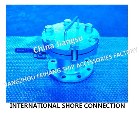 International shore connection - oil sewage shore connection -73/78 anti-pollution convention - prevention of domestic s