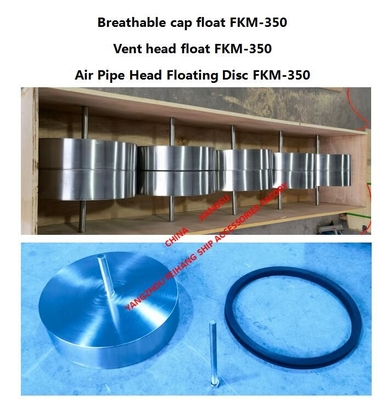 Marine FKM type breathable cap float, ventilation head float, exhaust head float, air pipe head floating disc Basic para