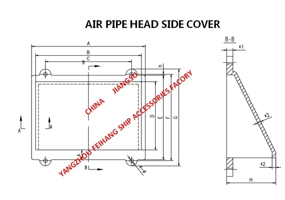 FKM type air pipe head side cover, breathable cap side cover, stainless steel material, durable and corrosion resistant