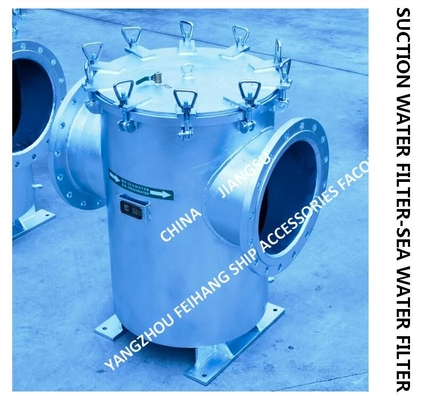 Marine Can Water Filters - Straight-Through Suction Sea Water Filter AS400 CB/T497-2012 Durable and easy to operate