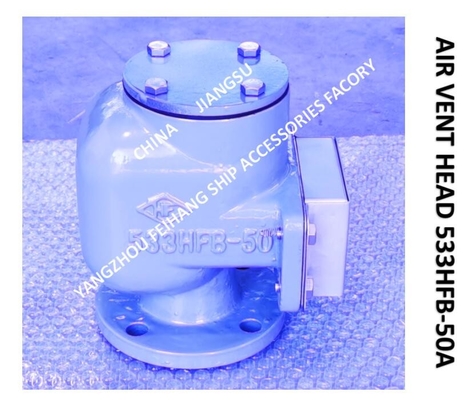 PONTOON TYPE OIL AND WATER TANK AIR PIPE HEAD MODEL：533HFB-50A  THE ACTUAL PICTURE IS AS FOLLOWS