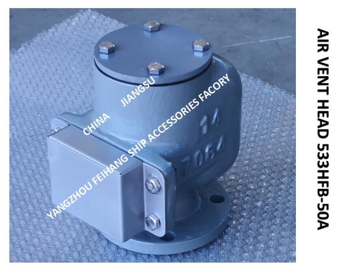 Air Pipe Head FOR FPT Cabin Pontoon Type Oil Tank Model： 533HFO-50A, Water Tank Air Permeable Pipe Head 533HFB-50A