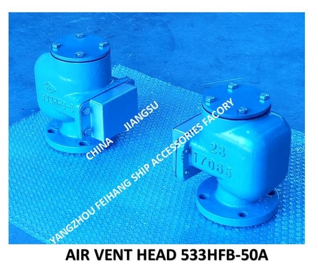 Air Pipe Head FOR FPT Cabin Pontoon Type Oil Tank Model： 533HFO-50A, Water Tank Air Permeable Pipe Head 533HFB-50A