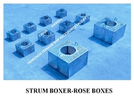 Marine stainless steel bilge water filter box, stainless steel rose box FH-80A JIS F7206-1998