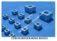 Marine stainless steel bilge water filter box, stainless steel rose box FH-80A JIS F7206-1998
