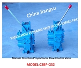 MARINE MANUAL PROPORTIONAL FLOW DIRECTIONAL VALVE MODEL-CSBF-G32 MATERIAL - CAST IRON