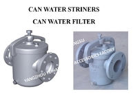 IMPA872007 Marine Daily Standard Cylindrical Water Filter - Flanged Cast Iron Cylindrical Water Filter 5K-100A