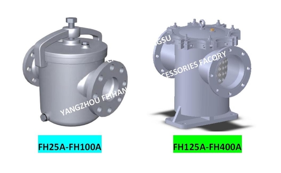 IMPA872010 Marine Daily Standard Cylindrical Water Filter - Flanged Cast Iron Cylindrical Water Filter 5K-200A