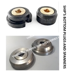 Stainless steel shoulderless bottom relief screw plug for oil tank AO30-30N CB/T254-97