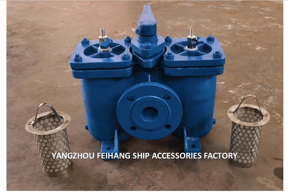 Duplex Oil Strainer Model:As25-0.40/0.22 Cb/T425-94 Duplex Oil Filters For Lube Oil Pump Suction Filter