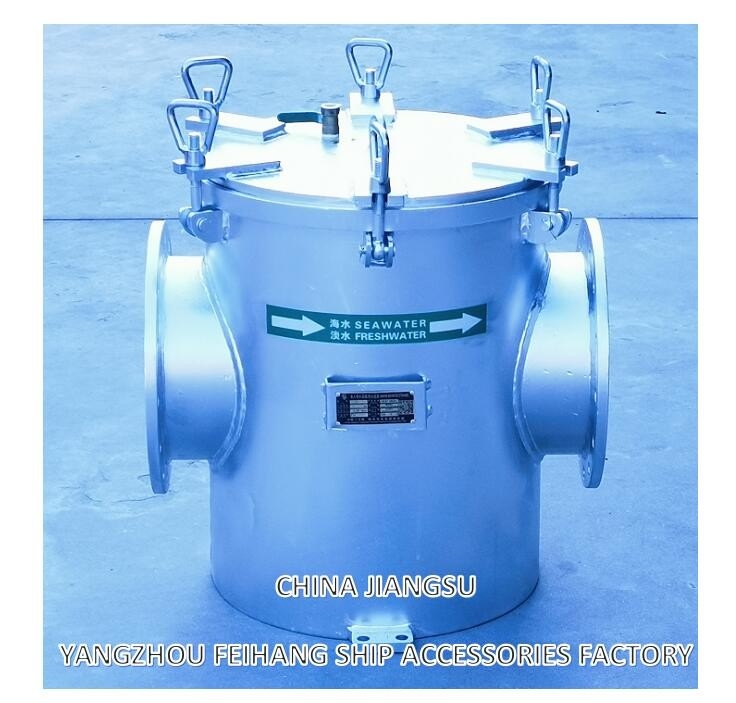 Simplex Coarse Water Filter & Sea Water Strainer Housing Model:AS250 CB/T497-2012 With Stainless Steel Filter Element