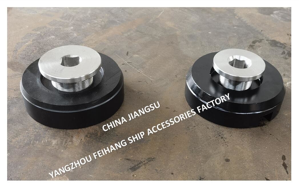 Ship'S Water Tank Bottom Plugs Model AW42-35N CB/T254-1997 With Stainless Steel Cock Carbon Steel Bottom Plate
