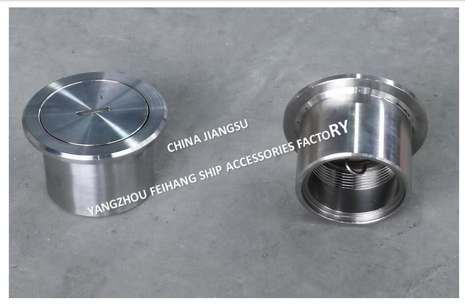 Sounding Tubes-Sounding Pipe Head With Stainless Steel Body And Stainless Steel Plug with square or rectangular holes