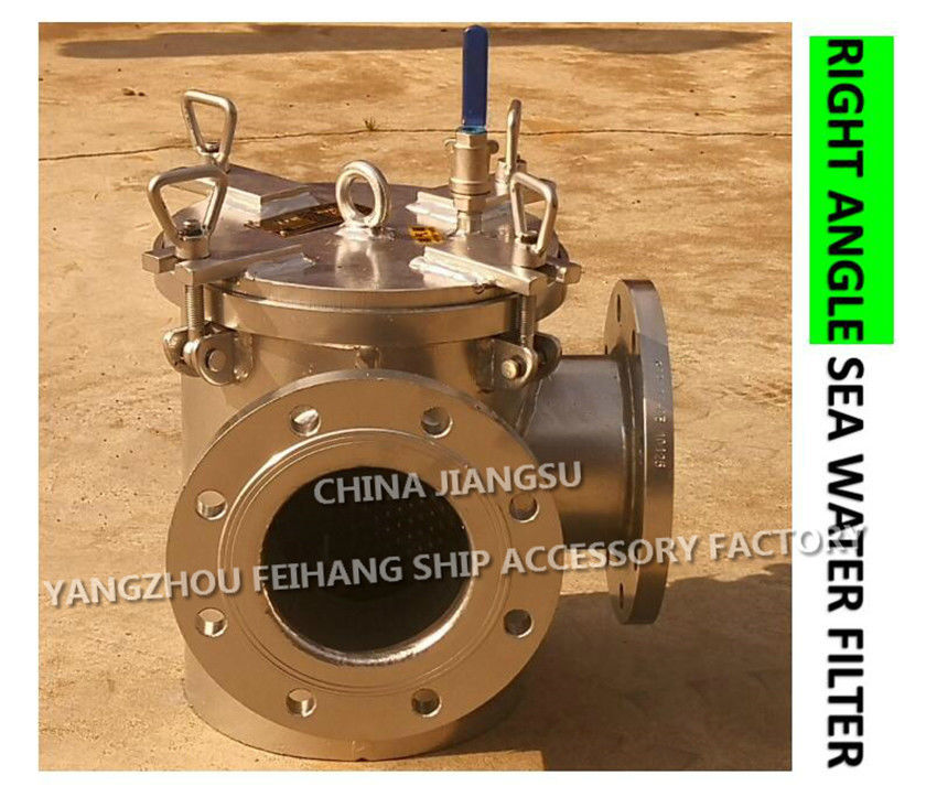 CB/T497-94 Marine Right Angle Suction Coarse Water Filter BRS125