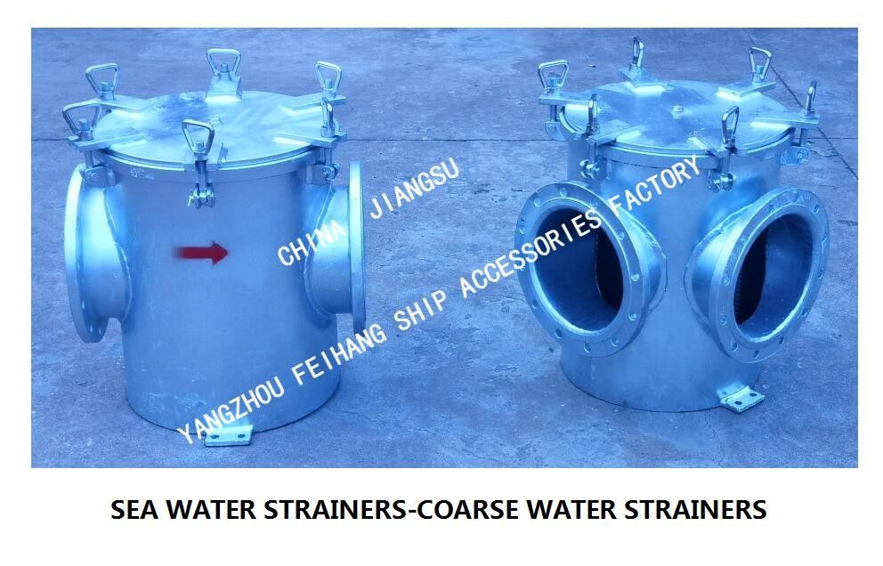 Coarse Water Filter BR200 CB/T497-2012 For Central Fresh Water Cooling System Right-Angle